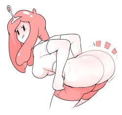 1girls 2022 adventure_time ass ass_cleavage big_ass breasts bubble_butt butt_crack cartoon_network clothed clothing dabble dabbledraws female female_only huge_ass humanoid inconvenient_ass inconvenient_butt large_ass looking_back medium_breasts motion_lines pink_hair princess_bubblegum pulling_up_shorts shorts shorts_down struggling struggling_to_fit tight_clothing