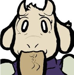 animated blinking boss_monster bovid caprine clothing fellatio female fur genitals goat horn human low_res male male/female mammal oral penile penis sassy_dolly sex solo toriel undertale undertale_(series) video_games white_body white_fur