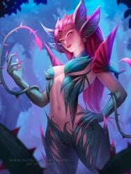 1girls female_only league_of_legends tagme zarory zyra