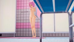 1girls 3d blush breasts completely_nude completely_nude_female doki_doki_literature_club female female_only full_body koikatsu locker_room naked naked_female natsuki_(doki_doki_literature_club) nipples nude nude_female nudist pussy quarantine69 shower showering small_breasts solo solo_female