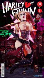 1futa 3d 3d_(artwork) batman:_arkham_city batman_(series) blender blender_(software) blender_cycles blonde_hair casual casual_erection clothing corset dc dc_comics dyed_hair erection exposed_penis flaccid flaccid_penis futa_only futanari harley_quinn harley_quinn_(arkham) harley_quinn_(arkham_city) human intersex jumping kassowit lipstick midriff navel pale_skin partially_clothed partially_nude public rocksteady rocksteady_studios twintails video_game video_game_character video_games