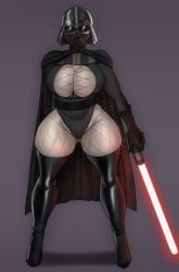 boob_window darth_vader detnox fat_ass large_breasts milf rule_63 star_wars thick_thighs thighhighs