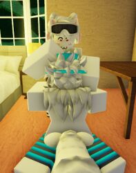 3d anthro artist_request bedroom blowjob deepthroat furry furry_only goggles_on_head nude oral_sex penis_to_mouth protogen roblox roblox_avatar small_ass source_request straight sucking_penis tagme thighhighs tophat window