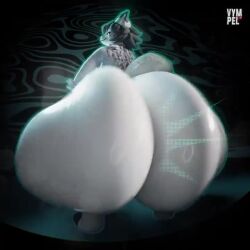 1girls animated anthro ass ass_bigger_than_head behind_view big_ass big_butt black_hair blinking bottom_heavy bubble_butt character_request clapping_cheeks curvaceous curvy curvy_figure female female_only furry huge_ass lemur looking_back loop low-angle_view nude primate shorter_than_10_seconds shorter_than_30_seconds solo solo_female sound squatting sweat sweaty sweaty_butt tagme tail thick_thighs twerking video vympel wide_hips