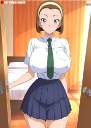 1girls ai_generated aindroidparanoid ass ass big_ass big_breasts big_butt breasts busty curvy cute detective_conan fat_ass female female_only gigantic_breasts hair hi_res hips huge_ass huge_breasts human inviting inviting_to_sex large_ass large_breasts legs massive_breasts narrow_waist necktie open_door school_uniform schoolgirl schoolgirl_uniform shirt skirt slim_waist sonoko_suzuki tagme thick_ass thick_thighs unicorn voluptuous waist wide_hips