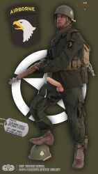 army cum cumshot erection gay gay_male gay_sex handsfree_ejaculation male medal_of_honor_airborne military recruitment_poster soldier tommys_eagle_hq uniform ww2
