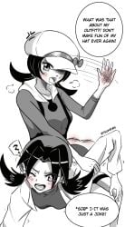 2girls crystal_(pokemon) female kris_(pokemon) lyra_(pokemon) over_the_knee_spanking pokemon pokemon_gsc pokemon_hgss spanking spanking_ass spanking_butt tsukipan