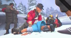 3d animated baseball_cap clothed clothed_sex dry_humping gay hoodie masked public public_sex scout_(team_fortress_2) sound suspect_nine tagme team_fortress_2 video watching yaoi