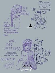 complaining cultist dagger incorrect_use_of_dagger luvrrbee noli noli_(forsaken) nude pussy religious religious_references religious_themes riding tagme_(artist) tentacle tentacle_penis text two_time two_time_(forsaken) vaginal_penetration weapon_penetration