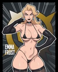 1girls arm_up armwear belly_button big_ass big_breasts big_thighs black_armwear black_choker black_clothing black_lipstick black_thighhighs blonde_female blonde_hair breasts bust busty caucasian caucasian_female chest choker curvaceous curvy curvy_figure digital_media_(artwork) emma_frost emma_frost_(marvel_rivals) eyelashes female hand_on_hip hellfire_club high_thong hips hourglass_figure huge_ass huge_breasts huge_thighs large_ass large_breasts large_thighs legs light-skinned_female light_skin looking_at_viewer marvel marvel_comics marvel_rivals mature mature_female meaty_thighs mutant mutant_(marvel) one_arm_up pixiqueenie slightly_open_mouth slim_waist smile smiling smiling_at_viewer thick thick_hips thick_legs thick_thighs thighhighs thighs voluptuous waist white_queen wide_hips x-men