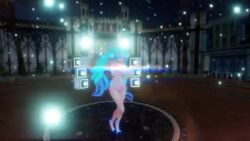 1girls animated athletic athletic_female hatsune_miku huge_breasts micro_bikini mmd music tagme teenager video vocaloid
