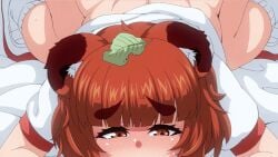 1boy 1girls 2025 20s anal animal_ears animated animated ass belly breasts censored chubby_woman clothed_sex clothes_lift condom doggy_style female female groping_breast gym_uniform huge_ass kemonokko_tsuushin kemonokko_tsuushin_~pokora~ large_breasts leaf leaf_on_head nipples raccoon_ears raccoon_girl sex shirt shirt_lift short_hair sweat tagme tanuki thick_arms thick_eyebrows thick_thighs white_shirt