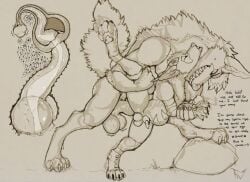 anthro balls big_dom_small_sub bodily_fluids canid canine canis cervical_penetration cum cum_in_ovaries cum_inside cum_reservoir_in_penis cuntboy dominant dragon dripping duo fallopian_penetration fallopian_tubes fellowwolf full-package_cuntboy genital_fluids genitals herm hermaphrodite hybrid impregnation internal intersex intersex/male landon_(fellowwolf) leaking_precum male maleherm mammal maned_wolf multi_genitalia mythological_creature mythological_scalie mythology ovum penetration penis penis_in_womb precum precum_drip prehensile_penis pussy scalie size_difference sperm_cell uterus wolf