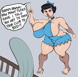 bamm-bamm_rubble betty_rubble big_ass big_penis imminent_incest imminent_oral imminent_sex lewdbeef small_but_hung tenting the_flintstones