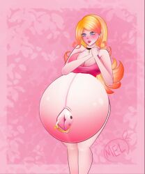 animated big_belly big_breasts blush capri_pants crop_top huge_belly melliemelons navel navel_piercing navel_ring outie_navel pink_topwear pregnancy pregnant pregnant_belly pregnant_pred shorter_than_30_seconds smacking_belly struggling_prey tagme video vore vore_belly