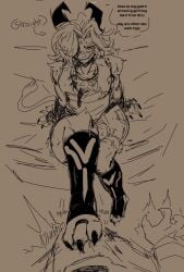 absolute asriel from absolute deltarune by katztonight