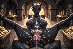 1girls ai_generated alduin anthro anthro_female anthro_male big_ass big_balls big_breasts big_butt big_penis black_body black_dragon black_female black_scales black_skin castle covered_in_cum creamhorseai cum cum_covered cum_drip cum_in_mouth cum_in_pussy cum_inside cum_on_body cum_on_breasts cum_on_face curvy curvy_female curvy_figure dark_skin dark_skinned_female dragon dragon_humanoid equine_penis excessive_cum female fit fit_female high_resolution highres horn horns horse_penis horsecock horsecock_on_humanoid huge_ass huge_balls huge_breasts huge_cock hyper_balls male male/female male_on_female mommy mommy_kink monster monster_girl monster_mommy muscular_male mythological_creature mythological_scalie mythology naked_female nude_female red-eyes_black_dragon red_eyes scalie skyrim sun testicles treasure vagina vaginal_penetration vaginal_penetration vaginal_sex voluptuous voluptuous_female yu-gi-oh!