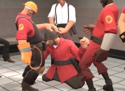 3d 4boys blowjob bukkake clothed clothed_sex cock_gobble cock_hungry cock_sucking demoman_(team_fortress_2) dick_in_mouth engineer_(team_fortress_2) fellatio gangbang gay gay_blowjob gay_gangbang gay_handjob gay_orgy glove handjob handjob_while_sucking hard_hat helmet_over_eyes hiimsorry irrumatio jerking_off kneeling kneeling_oral_position knob_polishing male male/male/male/male male_only masturbating_other medic_(team_fortress_2) mouth_full_of_cock oral oral_sex orgy penis_in_mouth sfm soldier_(team_fortress_2) source_filmmaker stroking_cock submissive_male sucking_cock sucking_dick sucking_off sucking_penis team_fortress_2 yaoi