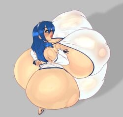1girls female female_only fire_emblem flamingsanity gigantic_ass gigantic_breasts high-angle_view human hyper hyper_ass hyper_breasts hyper_pregnancy looking_at_viewer lucina_(fire_emblem) massive_ass massive_breasts mayternity pregnant ready_to_pop solo solo_female