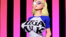 1girls 3d animated areola blonde_hair bouncing_breasts breast_expansion breasts breasts_out bursting_breasts exposed_breasts female female_focus female_only gigantic_breasts glasses huge_breasts madz_(madzisstacked) madzisstacked massive_breasts mega_milk music nipples pale_skin prevence real_person shorter_than_30_seconds slosh solo solo_female sound sound_effects tagme thick_thighs underboob video wardrobe_malfunction wide_hips