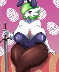 big_breasts breasts bunnysuit female gardevoir jmf pokémon_(species) pokemon pokemon_(species) tagme