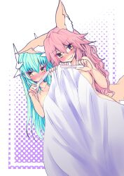 fate/extra fate/grand_order fate_(series) kiyohime_(fate/grand_order) tagme tamamo_no_mae_(fate) wisespeak