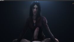 1boy 1girls 1male 3d 3d_(artwork) big_penis black_hair brown_eyes casual casual_sex female huge_cock jjjjd large_penis long_hair looking_at_viewer male maria_kain pathologic pathologic_2 penis pov pov_eye_contact unseen_male_face