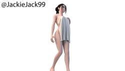 3d bath bathing female female_only jackiejack99 nico_robin one_piece towel towel_only