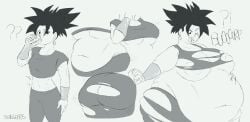 1girls abs abs_to_flab ass ass_expansion bbw belly belly_expansion big_ass big_belly big_breasts black_hair breasts bubble_butt burp burping dragon_ball dragon_ball_super dragon_ball_z earrings expansion fat fat_ass female fusion grabbing_belly huge_belly kefla large_breasts morbidly_obese muscular_to_fat nipples obese open_mouth overweight rapid_weight_gain saiyan saliva solo_female sunsleptos thighs torn_clothes weight_gain