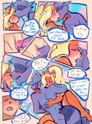 anthro coco_bandicoot comic crash_(series) crossover sex sinisk sly_cooper sly_cooper_(series) smooth_fur straight