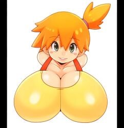 1girls 2d 2d_(artwork) 2d_artwork alternate_breast_size alternate_hairstyle alternate_version_available animated areolae big_breasts blue_eyes breasts cleavage digital_art digital_media digital_media_(artwork) female female_only happy huge_areolae huge_breasts huge_nipples human kasumi_(pokemon) longer_than_30_seconds looking_at_viewer massive_breasts matospectoru misty_(pokemon) mp4 nintendo nipples nipples_visible_through_clothing no_bra no_sound orange_hair pokemon pokemon_(anime) shorter_than_one_minute side_ponytail smile solo suspenders swimsuit topless translucent transparent_clothing tubetop video