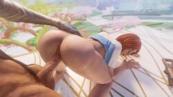 16:9 1boy 1girls 3d all_fours animated apex_legends ash_(apex_legends) ash_(titanfall) ass ass_focus athletic_female balls bending_over big_penis blender blender_(software) bottomless clothed_sex dat_ass doggy_style dzooworks fast_fashion_octane fast_thrusts female forced human interracial large_ass large_penis leaning_forward light-skinned_female light-skinned_male naked octane_(apex_legends) pale-skinned_female partially_clothed pussy_grip rape red_hair sex silkymilk sound vaginal_penetration video video_games voice_acted wide_hips