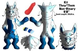 1boy 2022 animal_genitalia animal_penis anthro arm_markings balls bell big_balls big_penis blue_pawpads blue_paws canid canine canine_penis clothing digitigrade erection facial_markings fox fox_spirit front_view fully_sheathed fur furry genitals head_markings headgear headwear hood huge_cock hyper_genitalia inner_ear_fluff kit_(tallhungkitsune) kitsune knot leg_markings looking_away male male_only mammal markings multi_tail multicolored_body multicolored_fur original pawpads penis reference_image scarf sheath simple_background solo text tuft unknown_artist white_background white_scarf