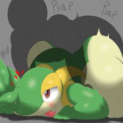 anal ass big_ass big_butt bloocherrypie furry male_only plap pokemon pokemon_(species) pounding sex snivy