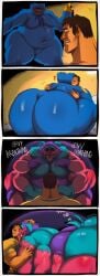 3boys big_ass big_butt blue_fur caterpillar chubby_male gay huge_ass huge_butt hugging huggy_wuggy human licking licking_face male male_only moobs multi_arm multi_limb muscular_male overweight overweight_male pj_pug-a-pillar poppy_playtime size_difference superchub tagme tongue_out trashtoonz wholesome wholesome_hug