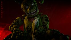 five_nights_at_freddy's five_nights_at_freddy's_3 kneeling male male_only penis presenting solo springtrap springtrap_(fnaf)