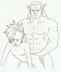 dragon_ball dragon_ball_z gay kibito male male_only shin_(dragon_ball) tagme yaoi