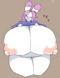 angstrom bunny hyper hyper_breasts marie_(angstrom) milf thick_thighs