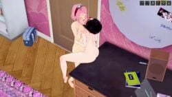 2girls 3d age_difference animated artist_request ass bedroom big_breasts black_eyes black_hair boruto:_naruto_next_generations breasts duo female female_only french_kiss glasses green_eyes height_difference incest kissing koikatsu large_ass light-skinned_female light_skin male missionary_position moaning mother_and_daughter mp4 naked naruto naruto_(series) nude pale-skinned_female pale_skin penis petite pink_hair pussy sakura_haruno sarada_uchiha small_breasts sound sweat sweaty sweaty_body table tagme thick_thighs tongue tongue_out video yuri