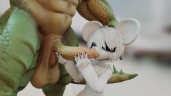 3d_(artwork) abs anthro balls big_balls big_penis blender_(software) crocodile crocodilian crocodylid digital_media_(artwork) duo fellatio funny_gay_rat genitals hair hair_over_eyes hand_behind_head hi_res huge_balls huge_cock league_of_legends lewdert looking_up male male/male mammal murid murine oral penile penis rat renekton reptile rodent scalie sex size_difference sucking_tip