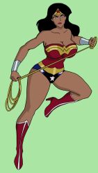 black_hair blue_eyes boots dc_comics dcau diana_prince drawingthings12 justice_league justice_league_unlimited lasso_of_truth olive_skin superheroine wonder_woman wonder_woman_(series)