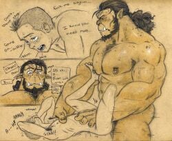 age_difference amputee anal anal_sex dialogue disability duo gay genitals human human_male humanoid light-skinned_male light_skin male male/male male_on_bottom male_on_top male_only male_penetrated male_penetrating male_penetrating_male mammal on_bottom on_top orc orc_male penetration penile penile_penetration penis penis_in_ass size_difference speech_bubble story story_in_description tush vein veiny_muscles young younger_penetrated