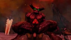 2boys 3d animated baron_of_hell_(doom) big_sub demon dick dominant_human dominant_male doom doom_(series) doom_slayer_(doom) erection gay green_eyes horns human_penetrating_humanoid humanoid_genitalia humanoid_penetrated male male/male male_only male_penetrated male_penetrating_male mp4 muscular muscular_male naked nude red_body sex size_difference small_dom_big_sub sound tagme video wondershark2