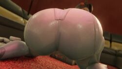 3d all_fours animated ass ass_focus ass_shake big_ass female from_behind huge_ass jiggle kishi marvel marvel_comics marvel_rivals no_sound pants peni_parker peni_parker_(marvel_rivals) shiny shiny_clothes solo spider-man_(series) tagme top-down_bottom-up twerking video