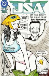 hawkgirl from dc by frank cho