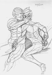 bionicle demitsorou erection handjob hands_on_another's_head kissing lego lewa male male_only no_source nude onua penis robot simple_background toa