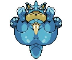 2_toes alpha_channel animated big_breasts breasts feet female generation_1_pokemon genitals looking_at_viewer low_res lying m.u.g.e.n mugen nidoqueen nintendo nipples on_back pixel_animation pokemon pokemon_(species) pussy simple_background slightly_chubby solo spread_legs spreading submarine_screw tan_nipples tan_vulva toes transparent_background vulva
