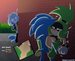 sonic oc from idw comics by miguel layme