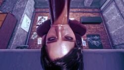 1boy 1girls 3d animated breasts brown_hair claire_redfield deepthroat face_fucking holymacrel hoshinomeririri irrumatio light-skinned_female light-skinned_male light_skin opennsfwsp oral oral_sex resident_evil shorter_than_30_seconds sound tagme throat_fuck throat_swabbing video