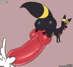 absurd_res animal_genitalia animal_penis balls big_balls big_penis black_body canine_penis eeveelution ejaculation feral feral_only genitals hi_res huge_balls huge_cock hyper hyper_balls hyper_genitalia hyper_penis laugh male male_only nintendo open_mouth penis pokémon_(species) pokemon pokemon_(species) quasarbre solo spaca umbreon video_games